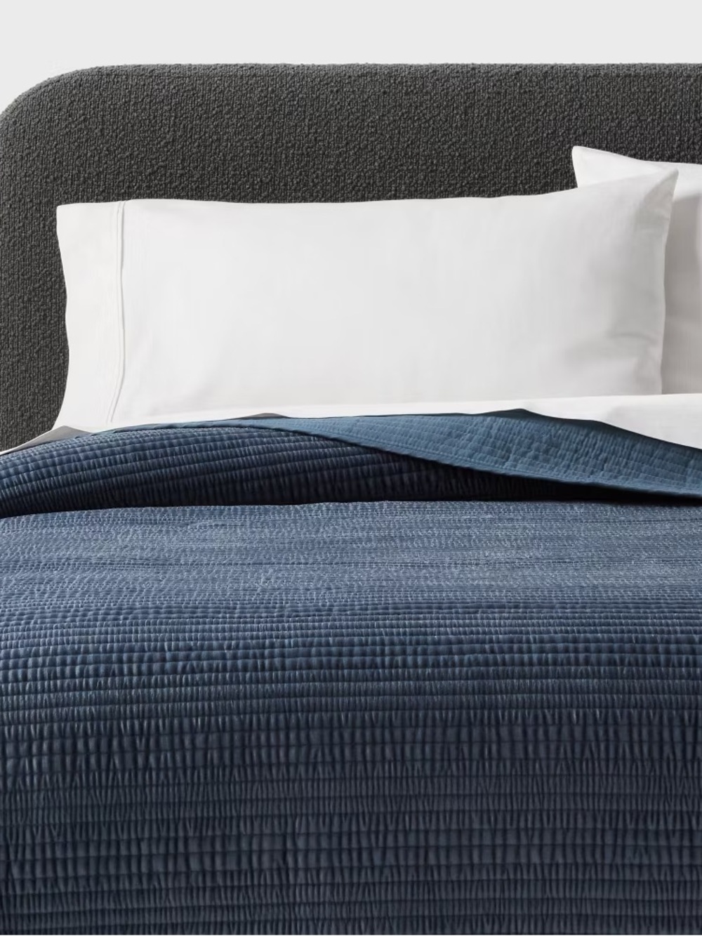 Threshold Ruched Velvet Quilt •King•
